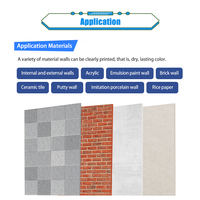 Impresora 3D de Alta Productividad para Paredes, Impresora Vertical con 1/2 Cabezales Directos para Vidrio, Azulejos, Tableros de PVC