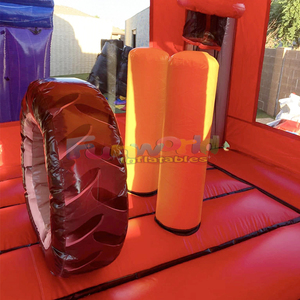 Commercial grade kids outdoor party bouncy castle combo bouncer <b>inflatable</b> monster truck bounce <b>house</b> with water slide - Product Image 5