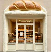 Insegna Pubblicitaria 3D Personalizzata in Acrilico Solido Non Illuminata con Logo in Rilievo per Panetterie e Pasticcerie, Impermeabile IP65