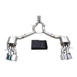 Silencieux d'échappement Boska Catback pour Mercedes-Benz CLS63 AMG W218 5.5T 2013-2017 Racing, en acier inoxydable poli de 1,5 mm - Product Image 1