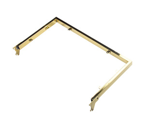 <strong>Custom</strong> Design Wall Shelf System Clothing Store <strong>Fixtures</strong> Gold Clothing <strong>Display</strong> Hanger Bar - Product Image 6