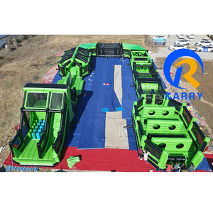 Parcours d'obstacles gonflable commercial pour adultes, château gonflable, maison de rebond, parcours d'obstacles gonflable extra-large pour enfants - Product Image 1