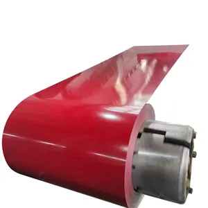 China Werkspreis 0,8 mm 0,7 mm 1,2 mm vorgefertigte verzinkte Stahlspule 1000 mm PVDF Farbe PPGI-Spule für Container