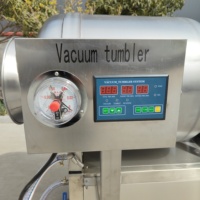 Nouvelle machine hydraulique de marinateur de culbuteur de torréfaction de poulet et de boeuf de vide avec le poussoir
