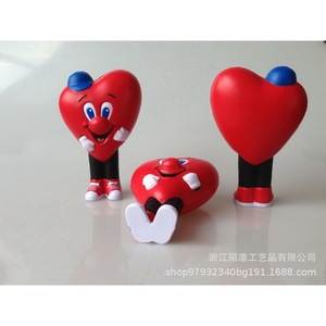 Figura de Juguete de Espuma de PU en Forma de Corazón, Adorno Decorativo para el Día de San Valentín - Product Image 2