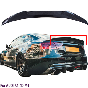 Alerón Trasero de Fibra de Carbono Estilo M4 para A5 B8 B8.5 4 Puertas Sportback 8TA, 2009-2017 - Product Image 1