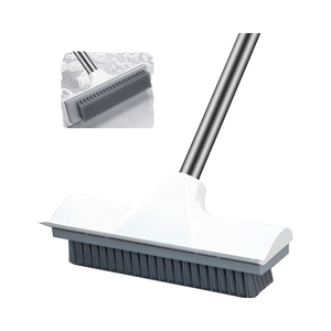 Escobilla <span class=keywords><strong>de</strong></span> goma multifuncional <span class=keywords><strong>de</strong></span> <span class=keywords><strong>aluminio</strong></span>, hierro, silicona y plástico, con cabeza <span class=keywords><strong>de</strong></span> cerdas <span class=keywords><strong>de</strong></span> PP para limpieza <span class=keywords><strong>de</strong></span> suelos en el hogar, uso <span class=keywords><strong>de</strong></span> recogedor - Product Image 4