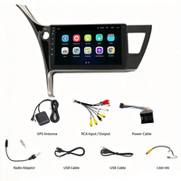 Autoradio Android 15 pour Toyota Corolla 2017 avec écran OLED, navigation GPS, Wi-Fi intégré pour CarPlay et Android Auto 3G/4G