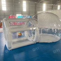 Dôme de bulle transparent en PVC gonflable pour fête d'enfants, tente en forme d'igloo, ballons transparents, maison