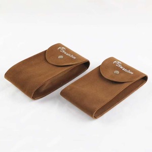 Custom Logo Luxury Velvet <b>Watch</b> Pouch Bag With Button, Velvet Jewelry Packing Bag Pouch for <b>Watch</b> With Insert Pad Holder Display - Product Image 2