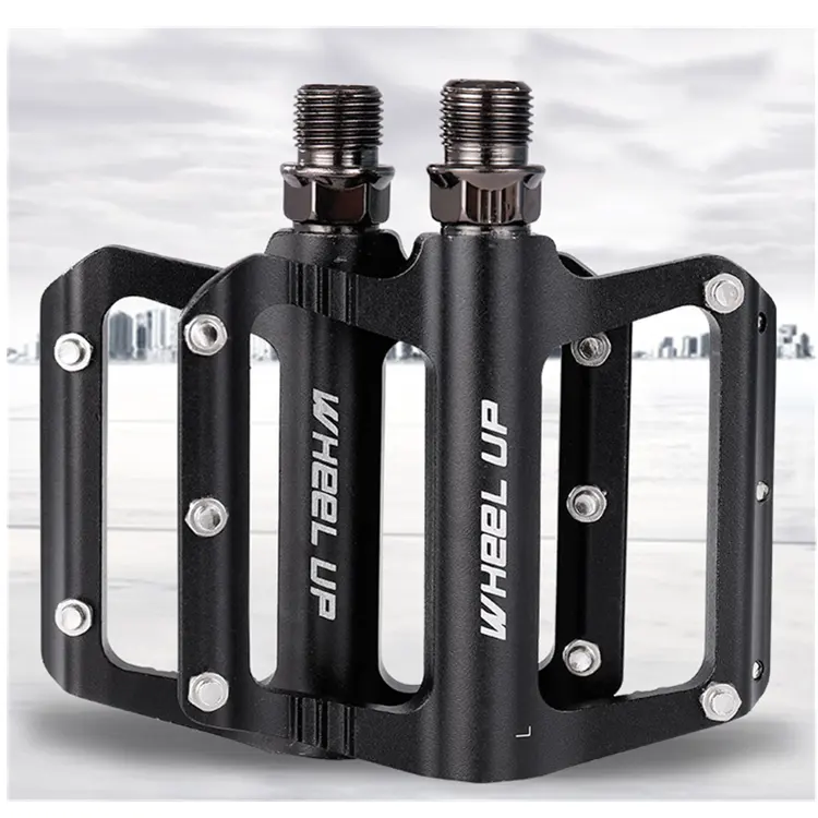 Легкая черная педаль из алюминиевого сплава с герметичным подшипником и большой поверхностью для горного и дорожного велосипеда
