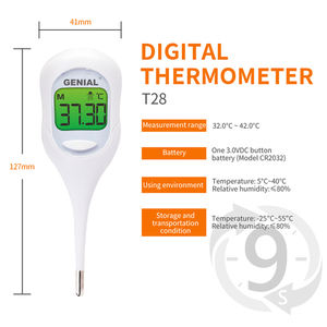 Termômetro digital, ltermômetro clínico eletrônico retal axila flexível uso médico - Product Image 3