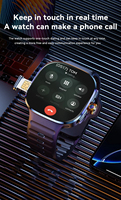 Montre Connectée Intelligente M99 Android 4G Cellulaire IA avec ChatGPT & DeepSeek, Écran Amoled, 3+32 Go, Caméra Rotative, Carte SIM, Bluetooth, GPS, NFC