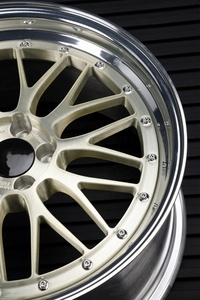 Jantes BZY forgées <span class=keywords><strong>2</strong></span>/3 pièces LM Gold, jantes forgées multi-rayons pour voitures particulières, 4x100 5x120 5x114.3, jantes forgées <span class=keywords><strong>2</strong></span> pièces - Product Image 6