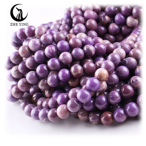 Perles de phosphosiderite Zhe Ying 6/8/10 mm, perles rondes en pierre naturelle pour la fabrication de bijoux, perles en pierre de phosphosiderite naturelle - Product Image 1