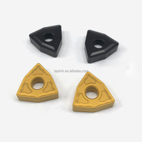 Outils d'usinage CNC WNMG080404/08-THS, plaquettes en carbure triangulaires revêtues PVD |   R0.8 Tournage externe universel résistant à l'usure OEM