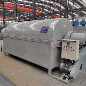 Séchoir à tube à tambour professionnel en acier inoxydable Séchoir rotatif à flux d'air chaud pour feuille de thé et riz au <span class=keywords><strong>bois</strong></span> automatique - Product Image 1