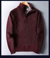 Nouveau Pull Décontracté d'Hiver pour Homme – Chandail Chaud Slim à Col Montant Tricoté pour Homme