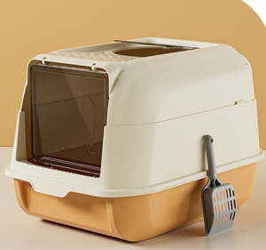 Caja pequeña de gran tamaño completamente cerrada para gatos, desodorante para inodoro, desodorante para gatos, lavabo para mierda, Extra grande a prueba de salpicaduras - Product Image 2