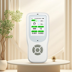 Handheld 9 In 1 Air Quality Monitor With LCD Display For Formaldehyde Co2 Pm2 5 Tvoc Detection - Product Image 1