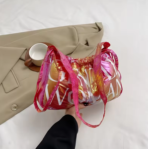 Bolso de Mano de Lona de Algodón con Diseño Retro para Mujer, Cierre con Cordón, Tres Correas, Bolso de Compras - Product Image 5