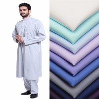 Jubah Muslim pria panjang santai pemuda biasa warna murni baru Maroko Dubai Muslim Arab jubah Thobe kain pria