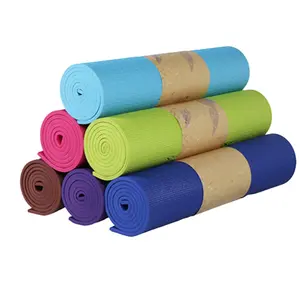 Tapis de yoga en PVC écologique 173*61*0.4cm Tapis de sport de fitness Pilates Tapis de yoga antidérapant