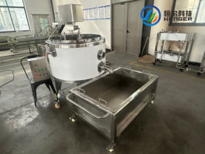 Machine à fabriquer du fromage électrique 200L pour usine de transformation du fromage, cuve à fromage pour usine de fromage - Product Image 1