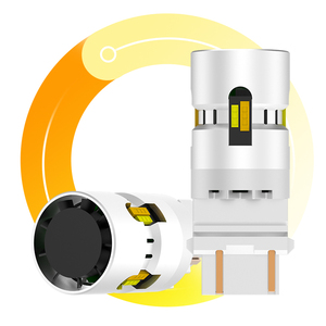 Bombilla LED Bay15d 1157 Canbus 28W con Ventilador, 3157 Ámbar, Blanca, 4257 7443, Luz Direccional, Luz Diurna DRL - Product Image 1