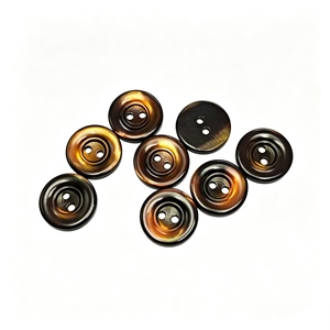 Botones Redondos de Concha Trocas con 2 Agujeros para Camisas, Botones Grandes con Borde Redondo para Camisas de Mujer, Suministro de Fábrica de Accesorios de Ropa al por Mayor - Product Image 3