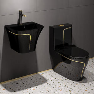 Luxury Modern Hotel Luxury Modern Hotel Bathroom <strong>Set</strong> Grey Ceramic Wall Hung Basin <strong>Hand</strong> <strong>Washing</strong> Luxury Modern Hotel Inodoro - Product Image 1