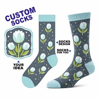 Chaussettes personnalisées en coton et élasthanne confortables à faible MOQ pour usage intérieur et extérieur