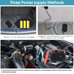 Saijzek 2-en-1 souris à ultrasons <span class=keywords><strong>et</strong></span> répulsif pour animaux nouveauté marche/arrêt automatique pour capot de véhicule de <span class=keywords><strong>voiture</strong></span> intérieur <span class=keywords><strong>et</strong></span> extérieur - Product Image 2