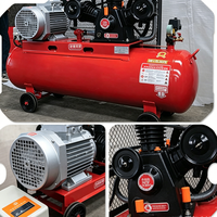 Compresor de Aire de Pistón de Alta Presión de 8 bar, Motor de 3 HP, Bomba Refrigerada por Aire para Pintura en Aerosol, Reparación de Carrocería de Automóviles