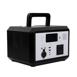 Home <b>Laptop</b> Phone Charging Portable Power Supply Station LiFePO4 600W Pure Sine Wave Solar Car <b>Mini</b> Flashlight MPPT RV Port - Product Image 3