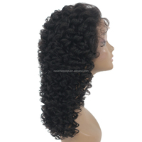 Nouveautés Perruques à Lacet Frontal Transparent Sans Colle 100% Cheveux Humains Indiens Remy Longs 13*6 Jerry Curl Pré-Épilés Frisés Profonds