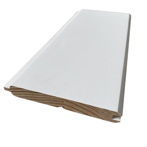 Molduras de madera de 9/16x5-1/4 pulgadas, tablero de revestimiento con ranura en V y Junta de dedo de pino Radiata imprimado - Product Image 3