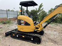 Mini-excavatrice d'occasion d'origine japonaise, modèles 303e, 303ecr, 303c, 303cr, excavatrice de 3 tonnes, petite excavatrice CAT 303 d'occasion à vendre, conforme aux normes EPA.