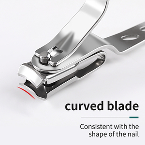 Vendita calda <span class=keywords><strong>professionale</strong></span> 360 rotabile in acciaio inox tagliaunghie curvo unghie unghie unghie taglierina per Manicure spessi - Product Image 3
