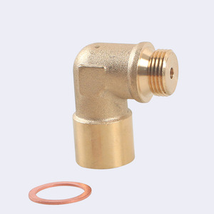 Raccord coudé en laiton M18x1.5 à 90 degrés pour adaptateur de capteur, usage automobile - Product Image 1