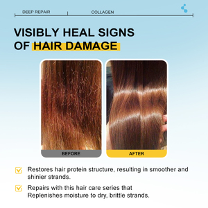 Sâu sắc nuôi dưỡng khô bị hư hỏng điều trị tóc Mặt nạ bán buôn 72h mượt tỏa sáng Chống vỡ/chia kết thúc 500ml sửa chữa sâu Mặt nạ tóc - Product Image 5