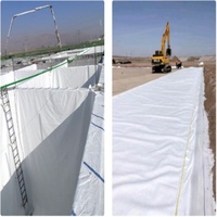 Géotextile non tissé à fibres courtes aiguilletées en PP (polypropylène) et PET (polyester) haute résistance pour drainage routier