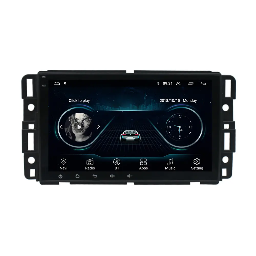 Автомобильная система GPS-навигации, автомобильное стерео Android головное устройство, радио для GMC YUKON SIERRA CHEVROLET BUICK, автомобильное радио