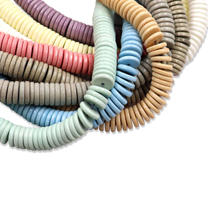 Nouvel Arrivage Perles d'espacement 1x8 mm à trous droits, en <span class=keywords><strong>pierre</strong></span> naturelle d'oxyde d'anion multicolore, accessoires DIY en stock - Product Image 5
