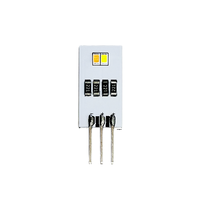 HYUGA Éclairage d'ambiance intérieur LED automatique pour poignée de porte, 3 couleurs, style luxueux, 12V, universel (2 pièces) 10W