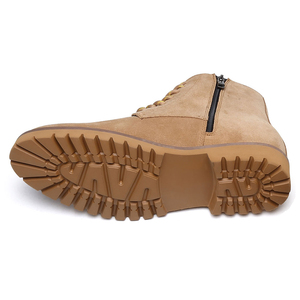 Zapatos de aumento de altura hechos a mano plantilla suave cuero de gamuza elevador hombres botas diseño Invisible - Product Image 5