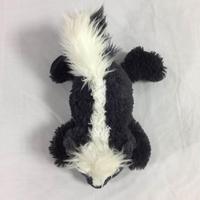 Boneka Skunk Hitam Putih Hutan Liar, Boneka Skunk Isi Dakron, Hadiah Lembut untuk Anak-Anak