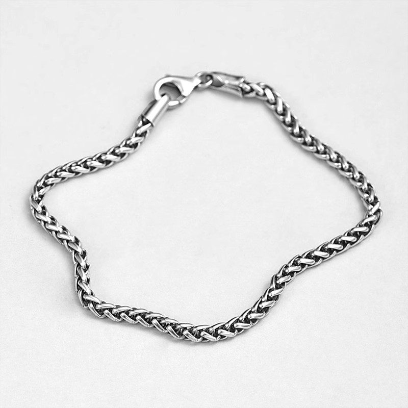 GDB02 Fashion Vintage 3/4/5/6/7mm Custom Dragon Bone Chopin 925