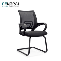 PENGPAI Kit de chaise de bureau design en maille moderne Support lombaire réglable multifonctionnel Ascenseur Importateur de matériaux en tissu de haute qualité