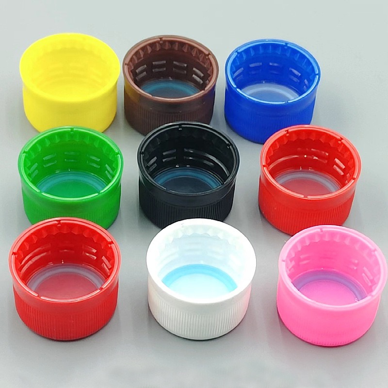 Custom Made PET Bottle Cap Plastic Screw Cap for water/beverage bottle